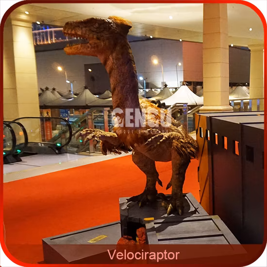 Realistic Velociraptor Animatronic Dinosaur for Sale