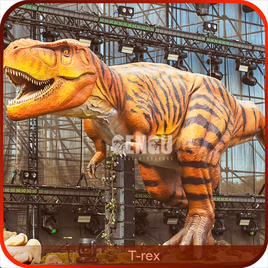 Repliche di dinosauri Animatronic T Rex a grandezza naturale
